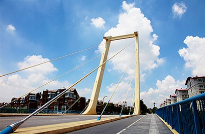 上海松江区拉索桥