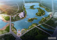 滨海港灵龙湖景观工程项目稳步推进中